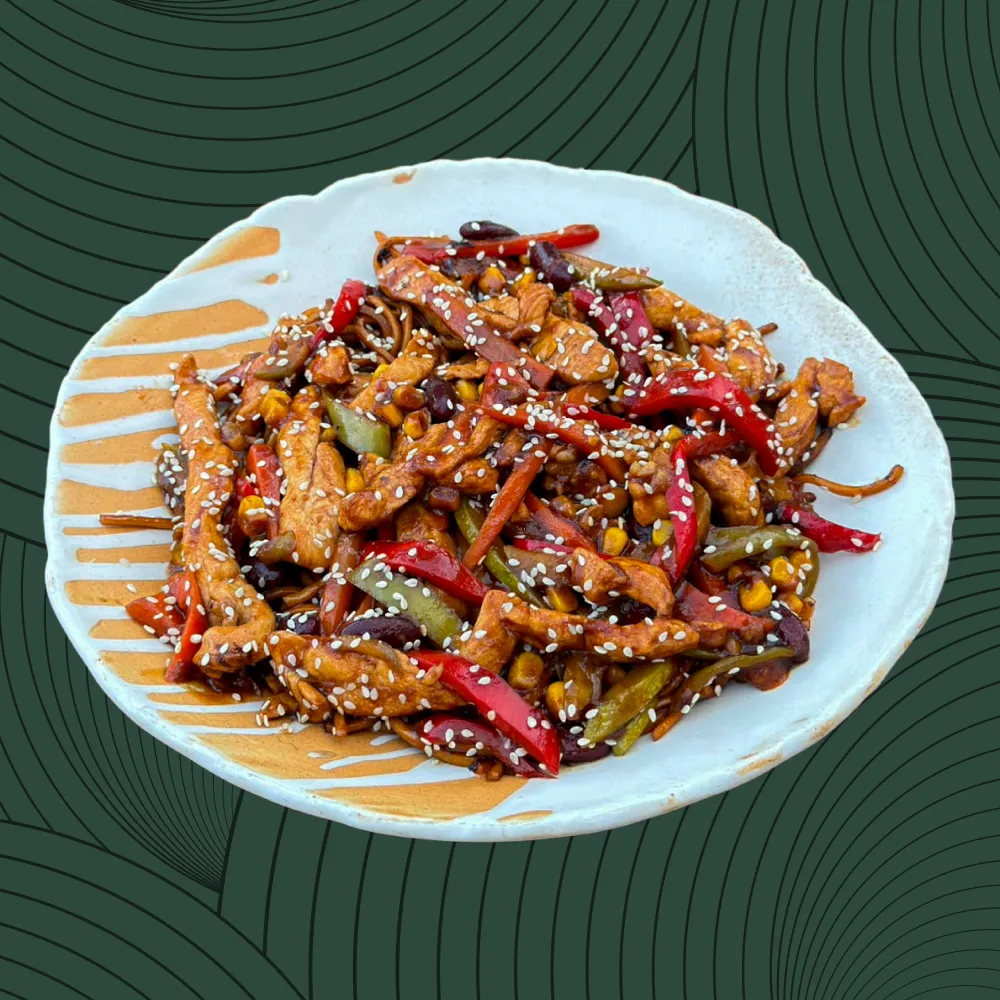 Thai Usulü Tavuklu Noodle
